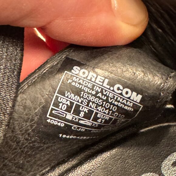 Sorel Women's Ella III Sandal in Black size 10 - Picture 10 of 10